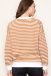 Crew Neck Stripe Pullover