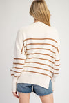 Oatmeal stripe sweater