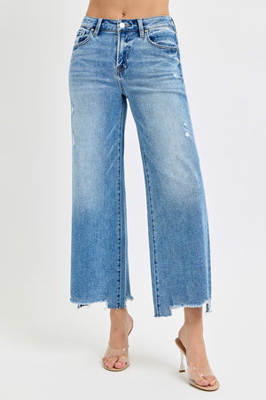 Risen High Rise Crop Wide Leg