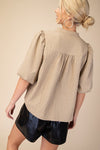 Fae front detail blouse