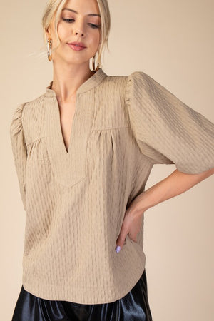 Fae front detail blouse