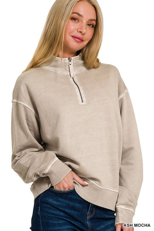 Favorite half zip pullover