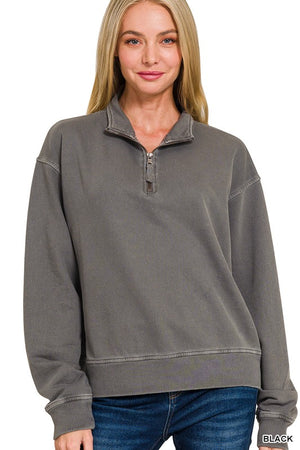 Favorite half zip pullover