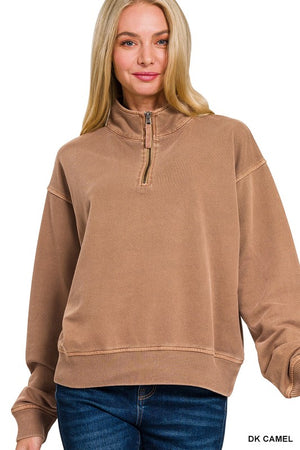 Favorite half zip pullover