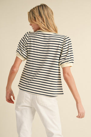 Sandy stripe top