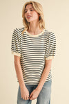 Sandy stripe top