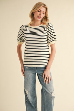 Sandy stripe top