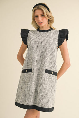 Tweed Shift Dress