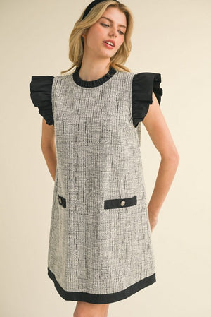 Tweed Shift Dress