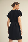 Luxe Knit Front Tie Dress