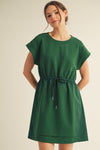 Luxe Knit Front Tie Dress