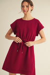 Luxe Knit Front Tie Dress