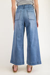 Wide Leg Denim Pants