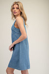 Denim Sleeveless Mini Dress