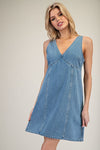 Denim Sleeveless Mini Dress