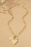 Three Heart Charm necklace