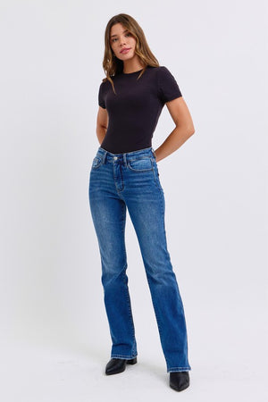 Judy Blue Dark Thermal Bootcut