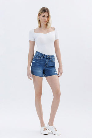 Lovervet by Vervet Distressed Denim Shorts - FINAL SALE