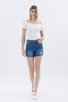 Lovervet by Vervet Distressed Denim Shorts - FINAL SALE