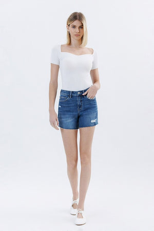 Lovervet by Vervet Distressed Denim Shorts - FINAL SALE