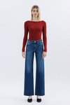 Vervet Aileeah/Kate Wide Leg Dark Wash