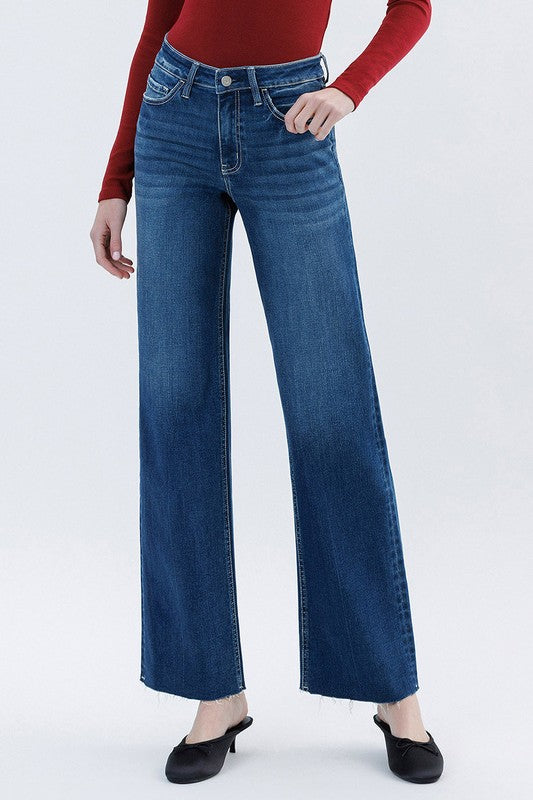 Vervet Aileeah/Kate Wide Leg Dark Wash