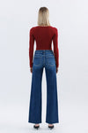 Vervet Aileeah/Kate Wide Leg Dark Wash