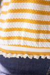 Stripe Band Detail Blouse