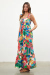 Tropical Bow Back Maxi FINAL SALE