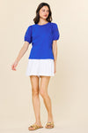 Cutout Embroidery Top