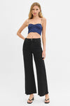 Risen Tummy Control Black Wide Leg
