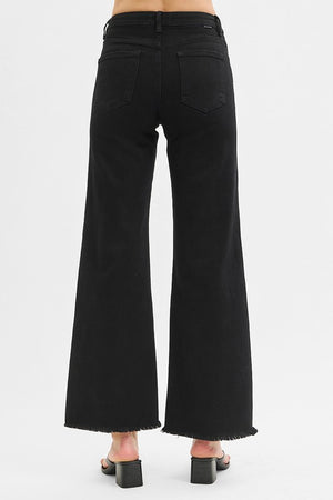 Risen Tummy Control Black Wide Leg