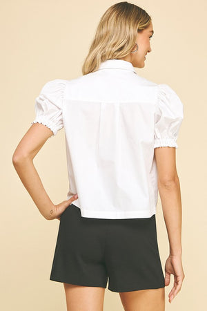 Pinch White button down blouse