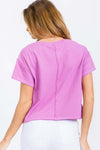 Raw Hem Tee
