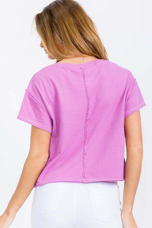 Raw Hem Tee