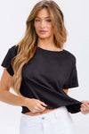 Raw Hem Tee