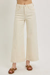 Risen Tummy Control Wide Leg Crop IVORY