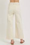 Risen Tummy Control Wide Leg Crop IVORY