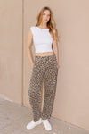 Vervet Leopard Barrel Jeans