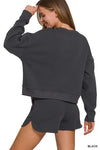 Ultrasoft Sweatshirt/Shorts Lounge SET