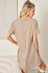 Carolina Stripe Shirt Dress