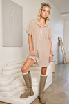 Carolina Stripe Shirt Dress