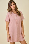 Carolina Stripe Shirt Dress