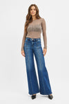 Risen Mid Rise Pocket Detail Jeans