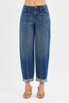 Risen Barrel Cuff Jeans
