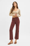 Risen Patch Pocket Flare Brown