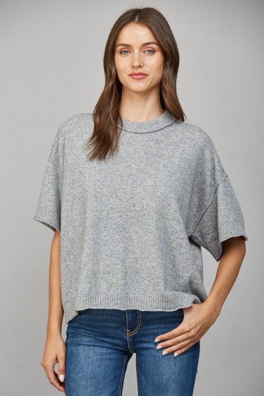 Fate Drop Shoulder Cashmere Blend Sweater