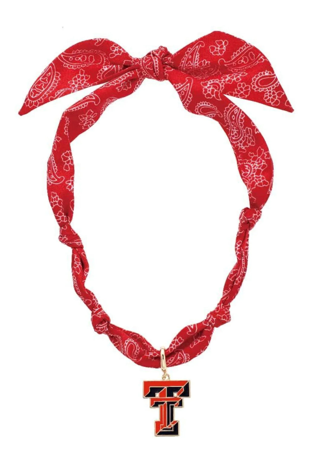 Texas Tech Red Raiders Logo Bandana Scarf Necklace