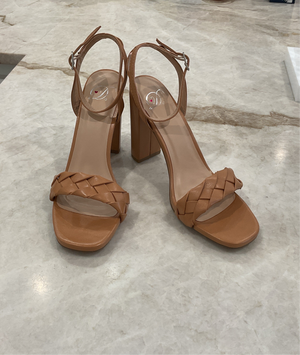 Tan Braided Heel