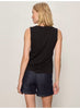 Sanctuary ALL SET BUTTON FRONT TANK Black